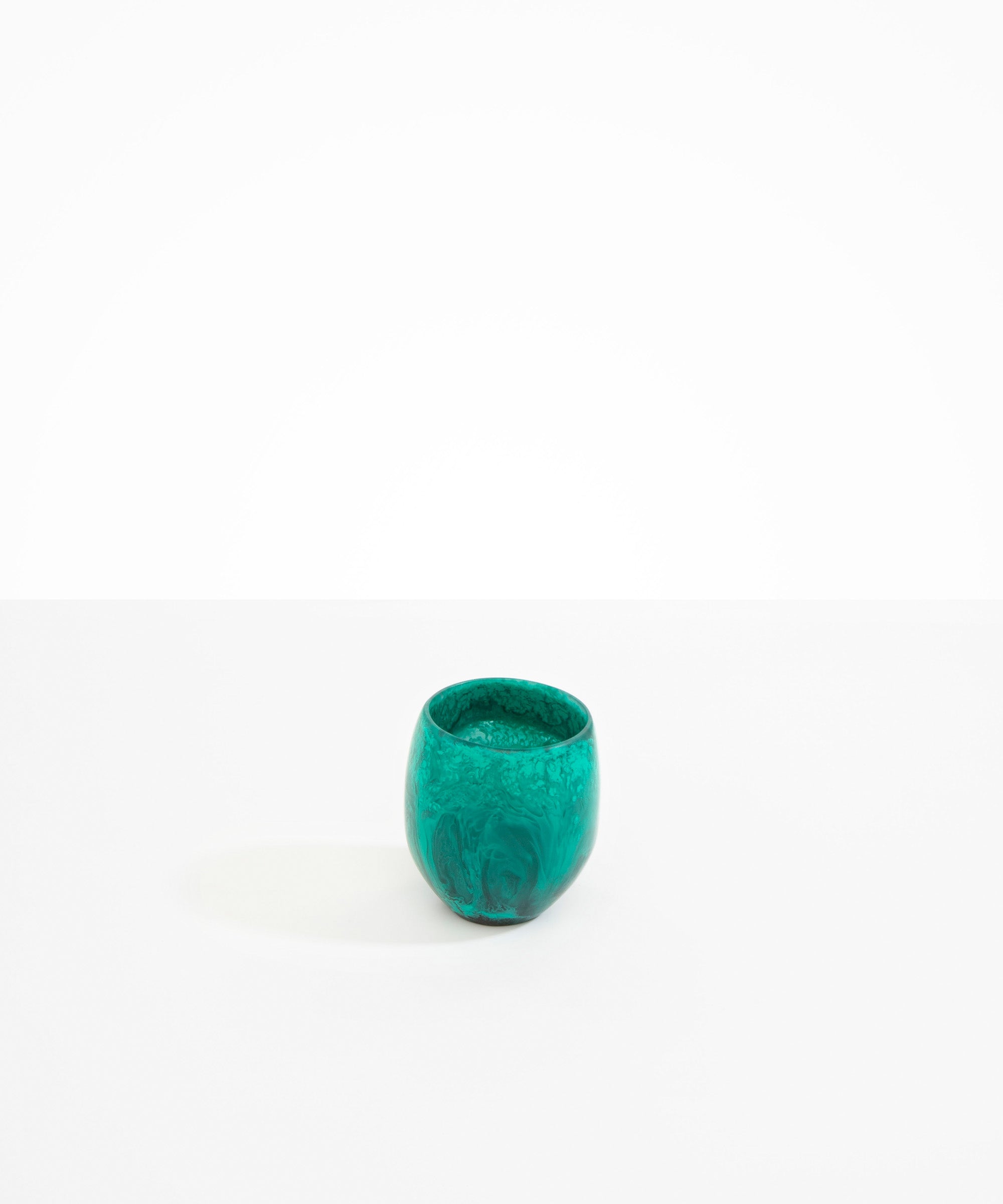 Dinosaur Designs Large Rock Cup in Mineral Swirl Colour resin.