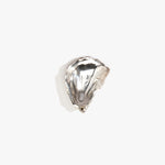 Corey Ashford Oyster Incense Holder in Silver — polished silver-plated brass cast metal oyster shell incense holder for single stick