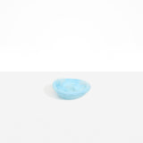 Dinosaur Designs Bones Dish in Pool — small handcrafted blue marbled resin trinket dish with organic form