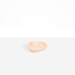 Dinosaur Designs Bones Dish in Rose Swirl — small handcrafted pink marbled resin trinket dish with organic form