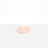 Dinosaur Designs Bones Dish in Rose Swirl — small handcrafted pink marbled resin trinket dish with organic form
