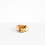 Dinosaur Designs Drift Dish in Light Horn— handcrafted marbled brown, cream and clear resin chunky trinket dish with organic form