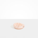 Dinosaur Designs Drift Dish in Rose Swirl— handcrafted marbled dusty pink resin chunky trinket dish with organic form