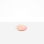 Dinosaur Designs Medium Drift Dish in Blossom— handcrafted marbled pink and cream resin chunky trinket dish with organic form