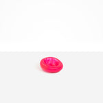 Dinosaur Designs Medium Drift Dish in Flamingo— handcrafted marbled fuchsia pink resin chunky trinket dish with organic form