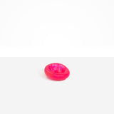 Dinosaur Designs Medium Drift Dish in Flamingo— handcrafted marbled fuchsia pink resin chunky trinket dish with organic form