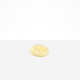 Dinosaur Designs Medium Drift Dish in Lemon— handcrafted marbled yellow resin chunky trinket dish with organic form