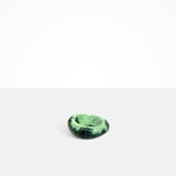 Dinosaur Designs Medium Drift Dish in Moss— handcrafted marbled green resin chunky trinket dish with organic form
