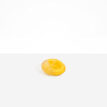 Dinosaur Designs Medium Drift Dish in Pollen— handcrafted marbled yellow and clear resin chunky trinket dish with organic form