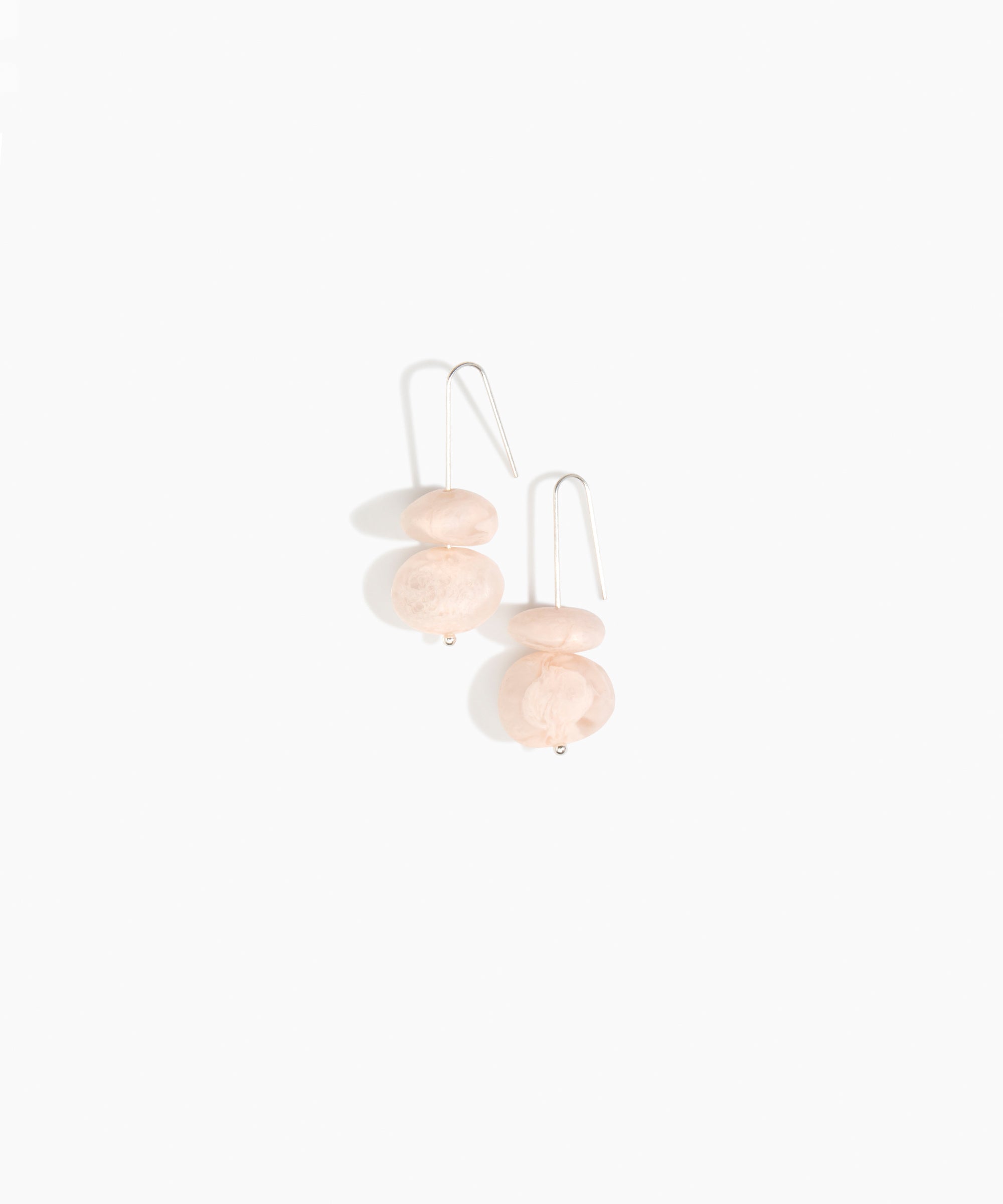 Dinosaur Designs ERERTTEM Temple Earth Wire Earrings ROSE SWIRL