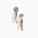 Dinosaur Designs ERRCKDUOL Long Rock Duo Earrings CAPPUCCINO