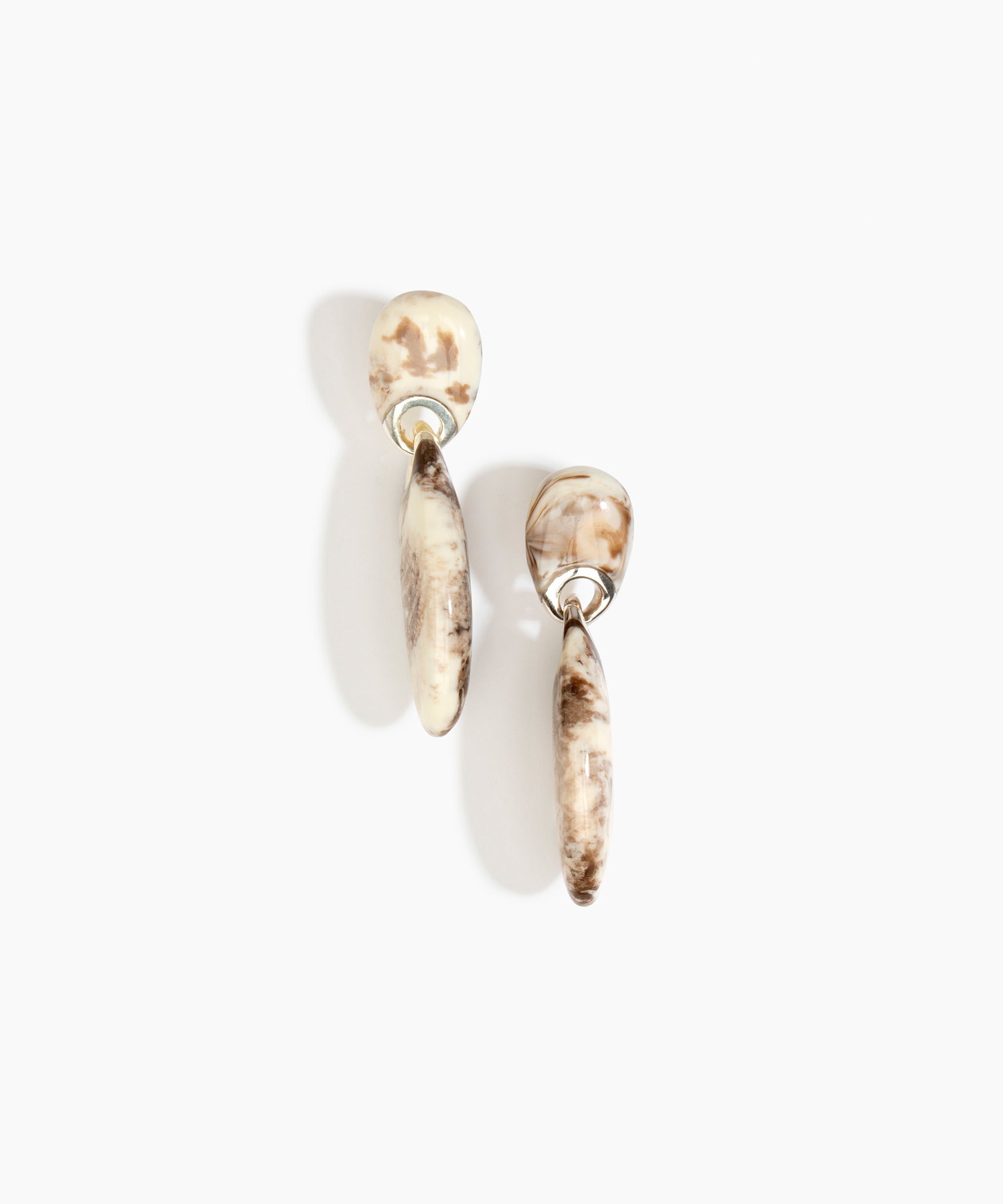 Long Rock Duo Earrings
