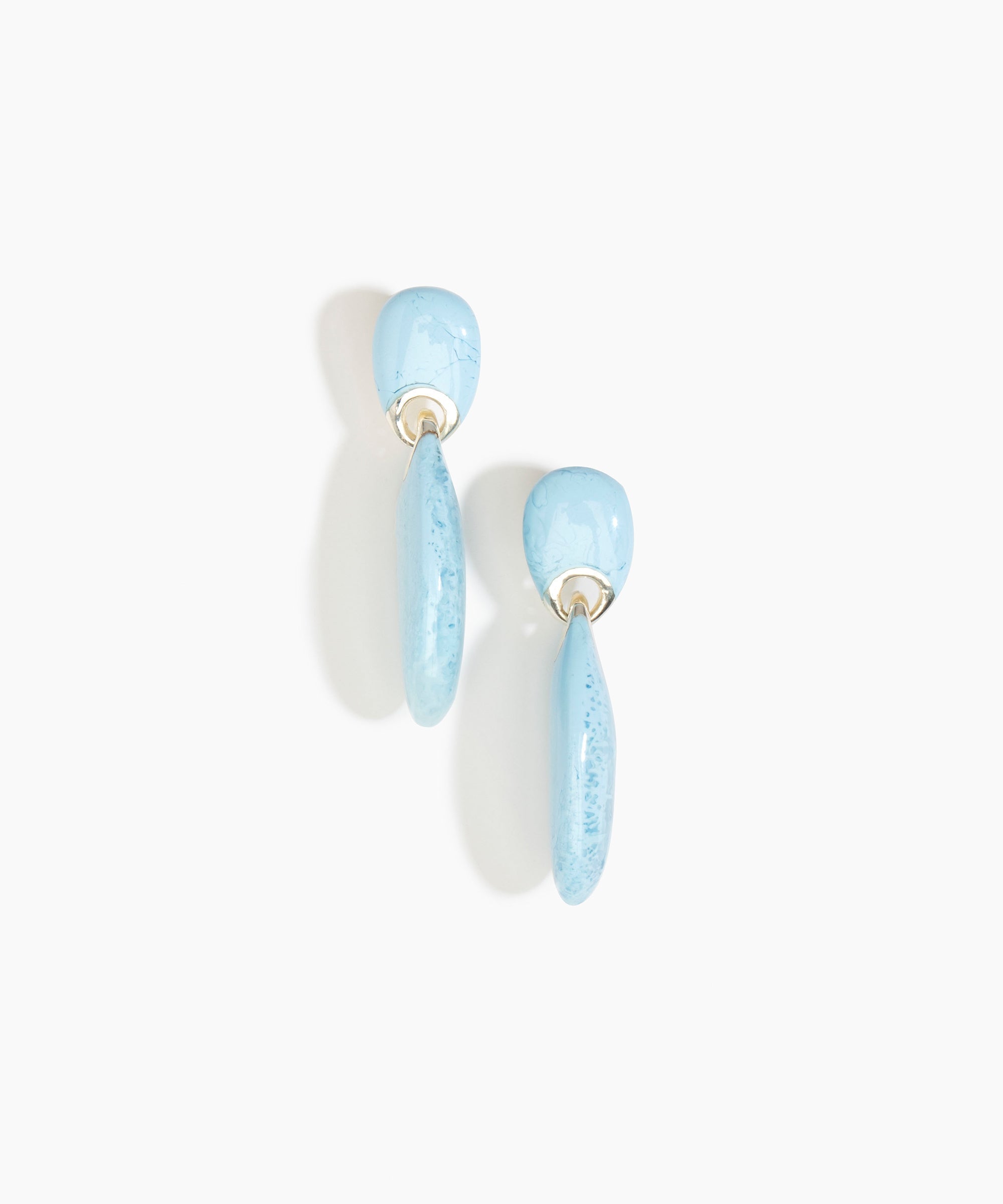 Dinosaur Designs ERRCKDUOL Long Rock Duo Earrings POOL