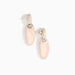 Dinosaur Designs ERRCKDUOL Long Rock Duo Earrings ROSE SWIRL..