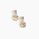 Dinosaur Designs ERRCKDUOS Small Rock Duo Earrings CAPPUCCINO.