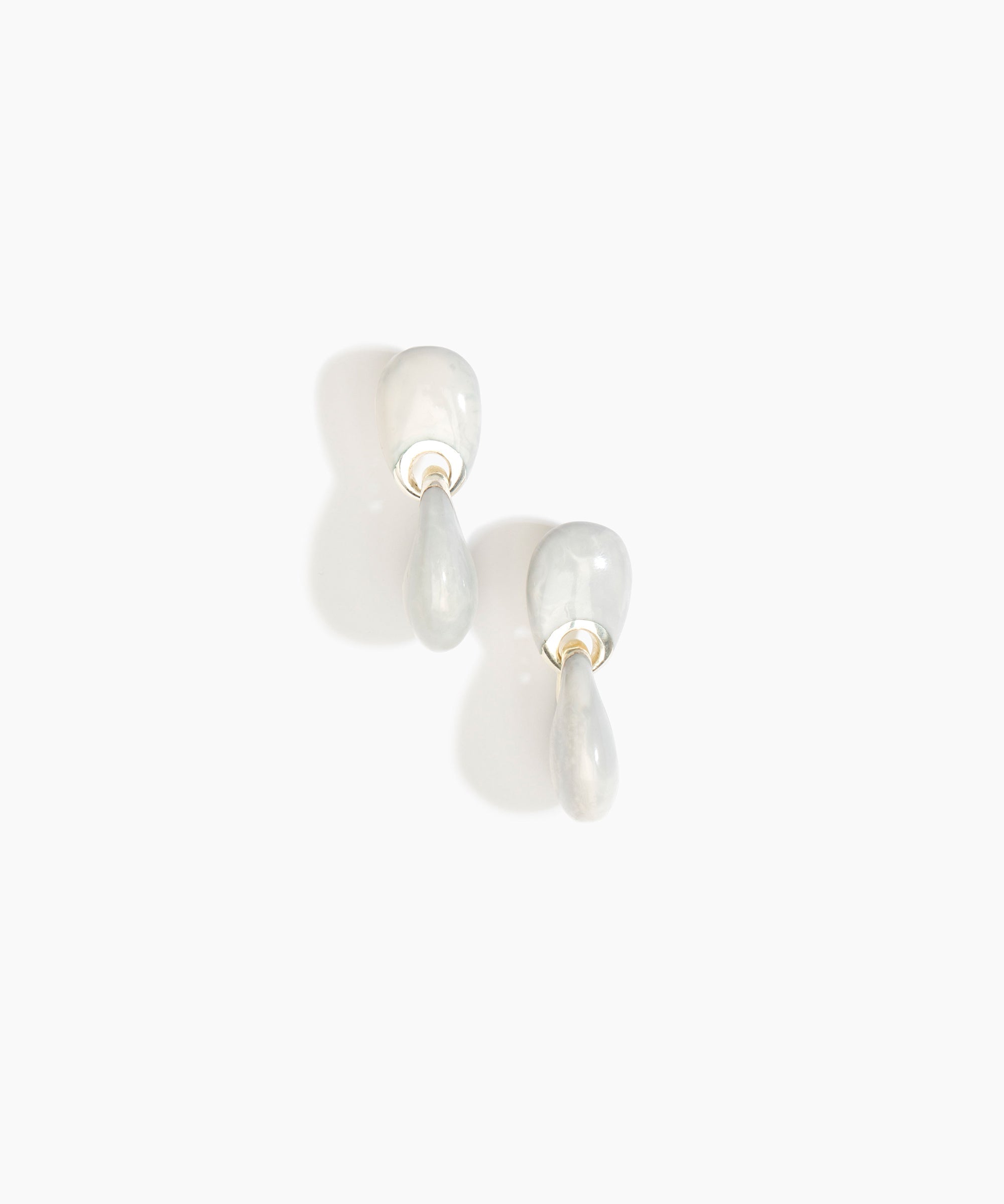 Dinosaur Designs ERRCKDUOS Small Rock Duo Earrings CLOUD..