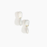 Dinosaur Designs ERRCKDUOS Small Rock Duo Earrings CLOUD.