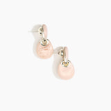 Dinosaur Designs ERRCKDUOS Small Rock Duo Earrings ROSE SWIRL