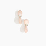Dinosaur Designs ERRCKDUOS Small Rock Duo Earrings ROSE SWIRL..
