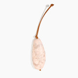 Dinosaur Designs KEYORGPEB Pebble Keyring ROSE SWIRL..