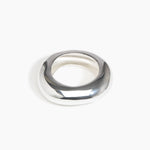 Dinosaur Designs Large Drift Bangle in Silver-Plated Brass Material resin with Regular Fit..