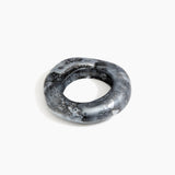 Dinosaur Designs Large Drift Bangle in Slate Colour resin with Wide Fit