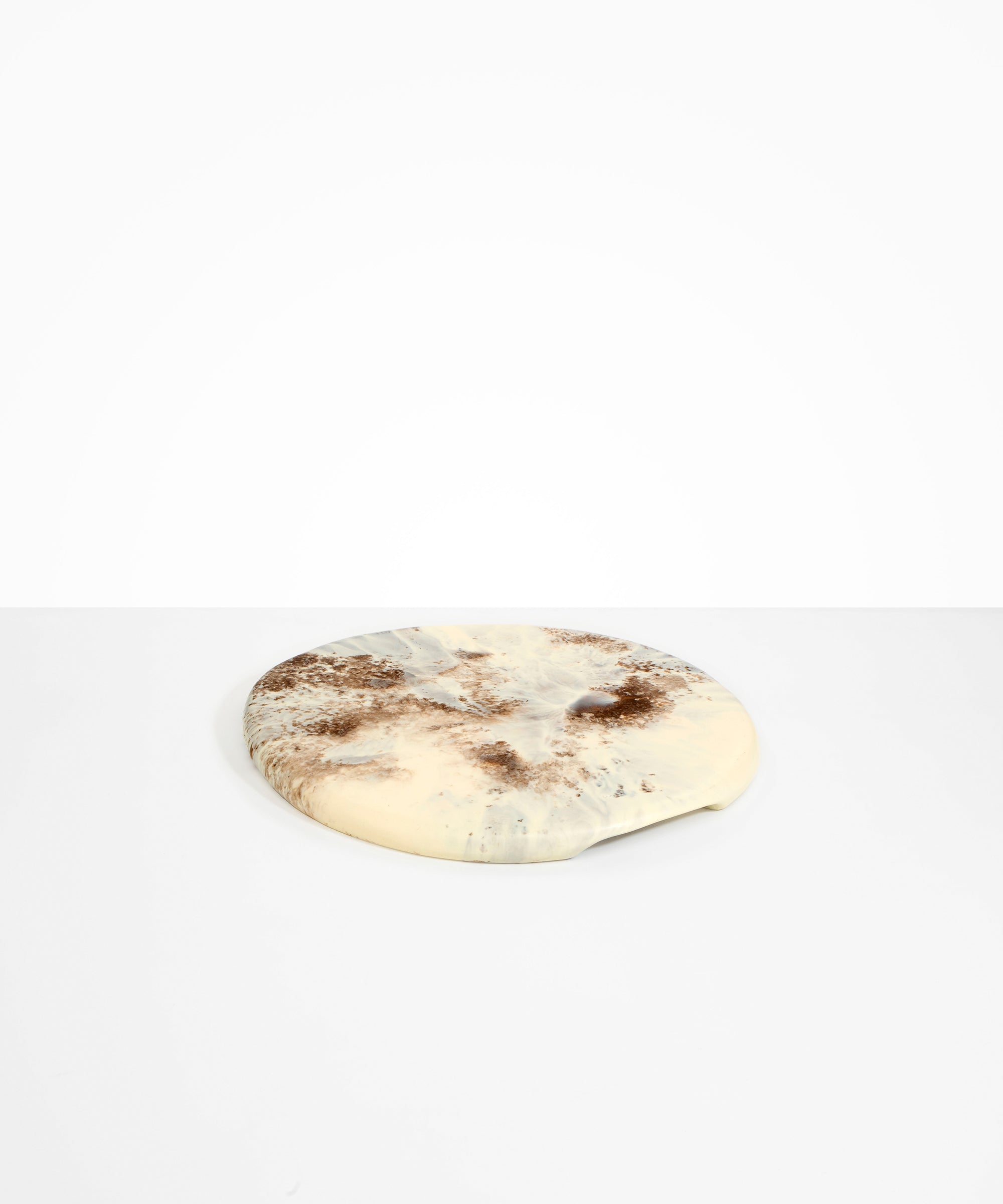 Dinosaur Designs Temple Cheese Platter in Cappuccino Colour resin...