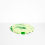 Dinosaur Designs Temple Cheese Platter in Grass Colour resin..