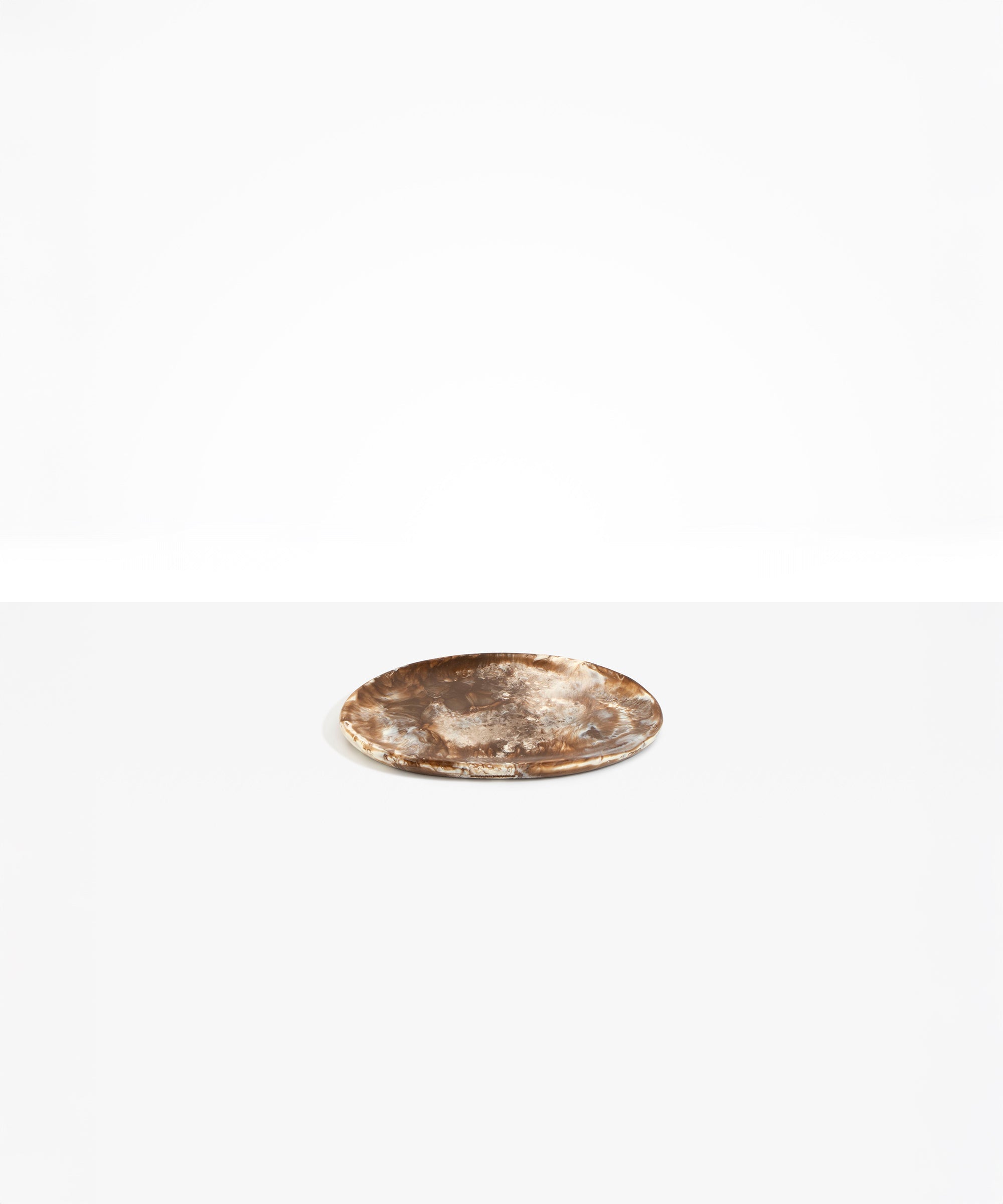 Dinosaur Designs Flow Spice Dish in Flamingo Colour resin....