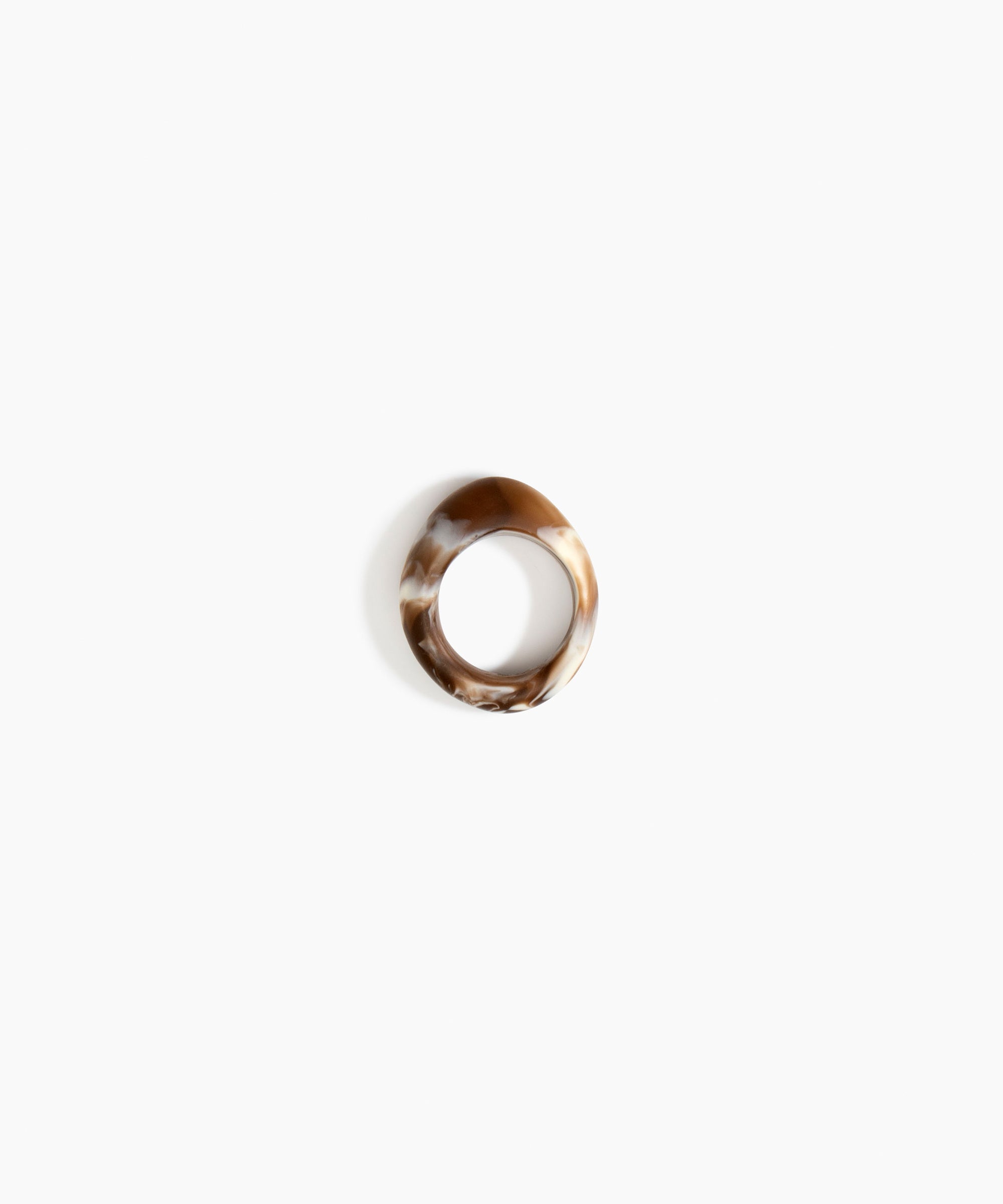 Dinosaur Designs RGERTSLA SLATE Ring CAPPUCCINO