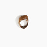 Dinosaur Designs RGPLNPEB Pebble Ring CAPPUCCINO