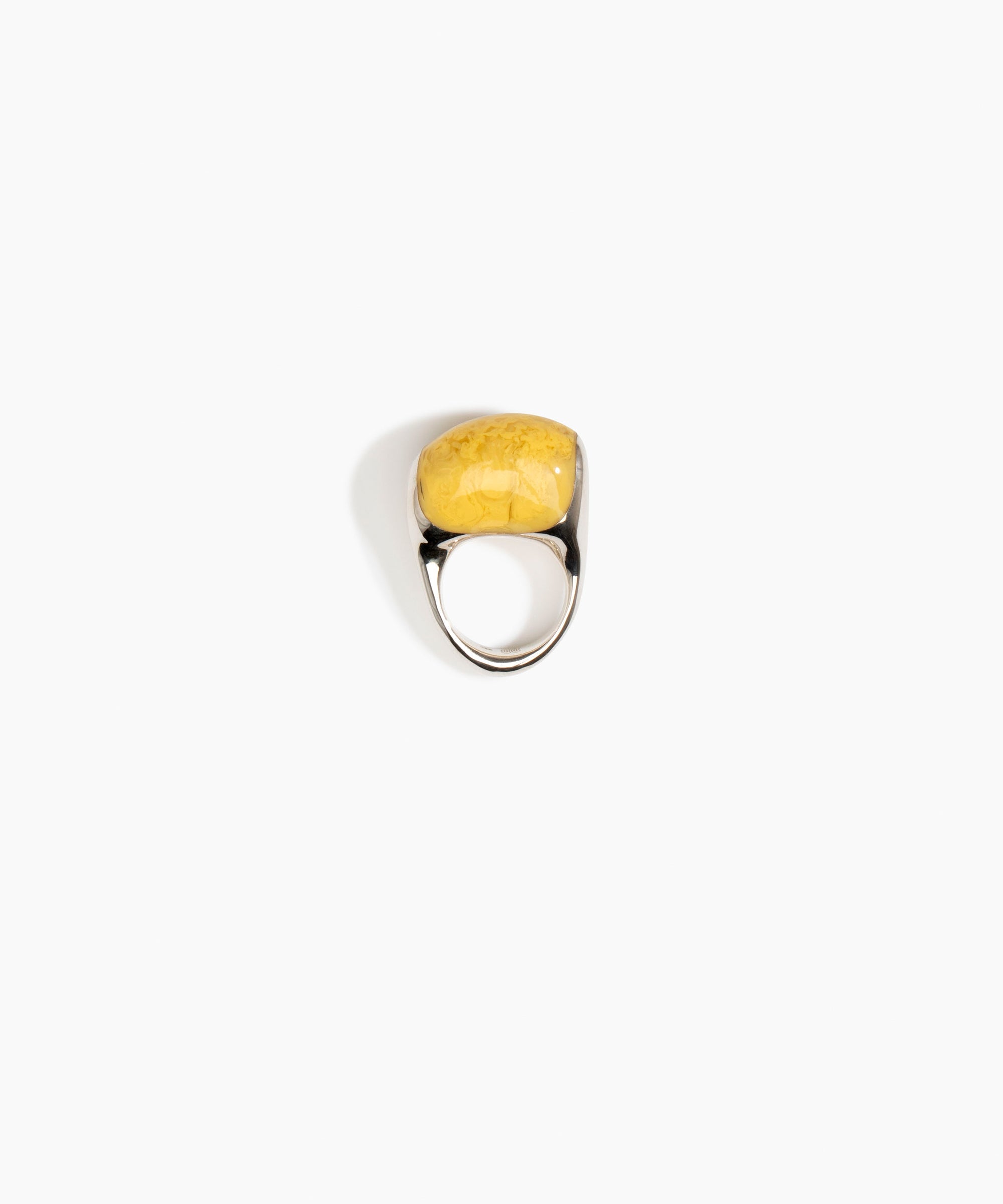 Dinosaur Designs RGPLNPEBDUO Pebble Duo Ring POLLEN..
