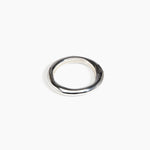Dinosaur Designs Drift Wishbone Bangle in Silver-Plated Brass Material resin with Wide Fit.