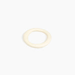 Dinosaur Designs Drift Wishbone Bangle in Cream Colour resin with Wide Fit
