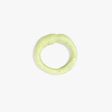 Dinosaur Designs Sprout Bangle in Pistachio — handcrafted marbled pastel green resin bangle with chunky rounded form
