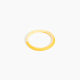 Dinosaur Designs Wishbone Bangle in Daisy Colour resin with Wide Fit