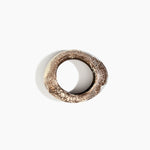 Dinosaur Designs SBRCKMED Medium Rock Bangle CAPPUCCINO..
