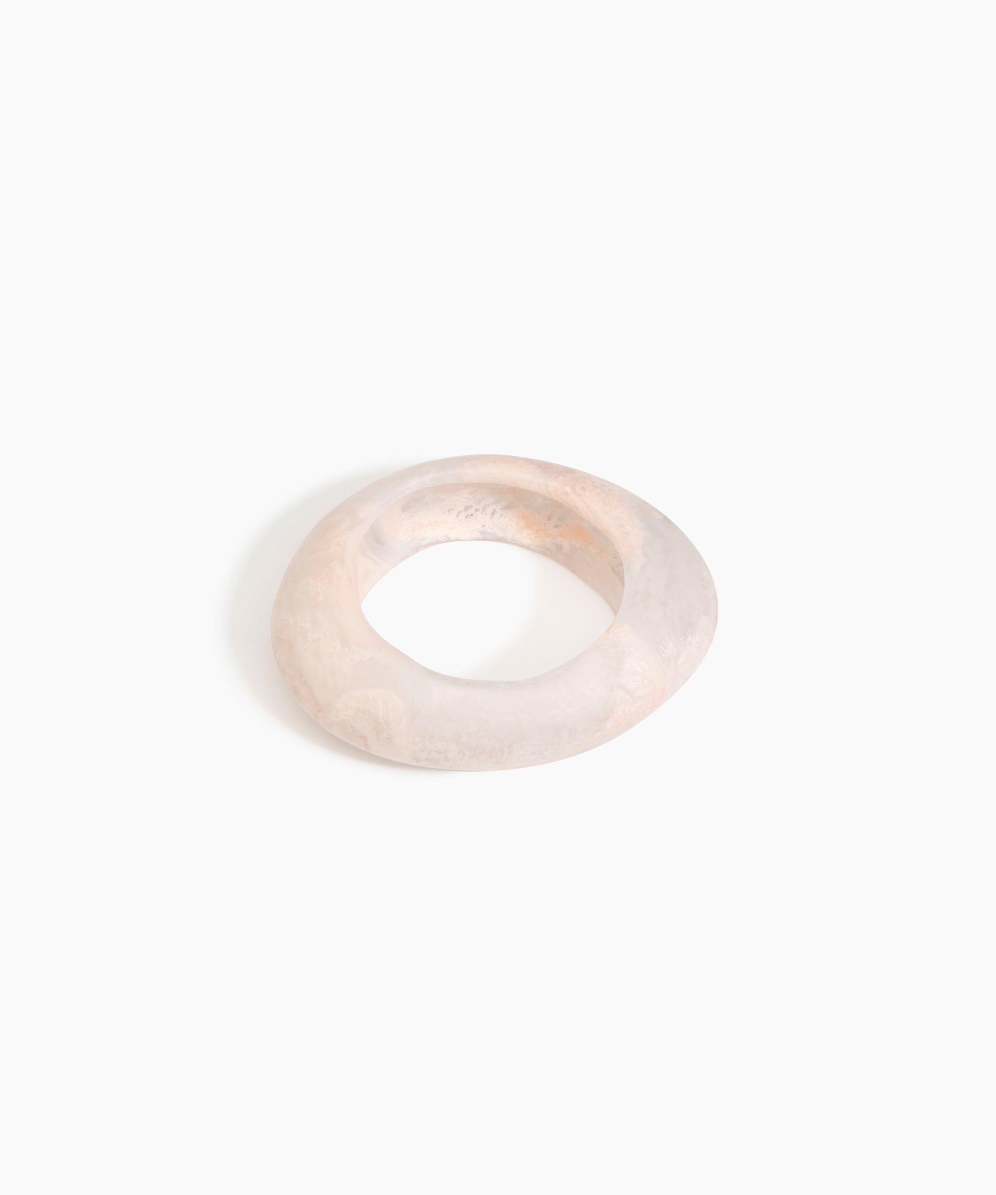 Dinosaur Designs SBRCKMED Medium Rock Bangle ROSE SWIRL..