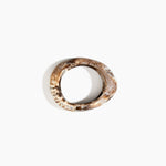 Dinosaur Designs SBRCKSML Small Rock Bangle CAPPUCCINO