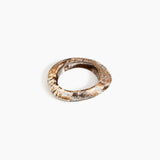 Dinosaur Designs SBRCKSML Small Rock Bangle CAPPUCCINO