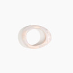 Dinosaur Designs SBRCKSML Small Rock Bangle ROSE SWIRL..