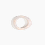 Dinosaur Designs SBRCKSML Small Rock Bangle ROSE SWIRL..