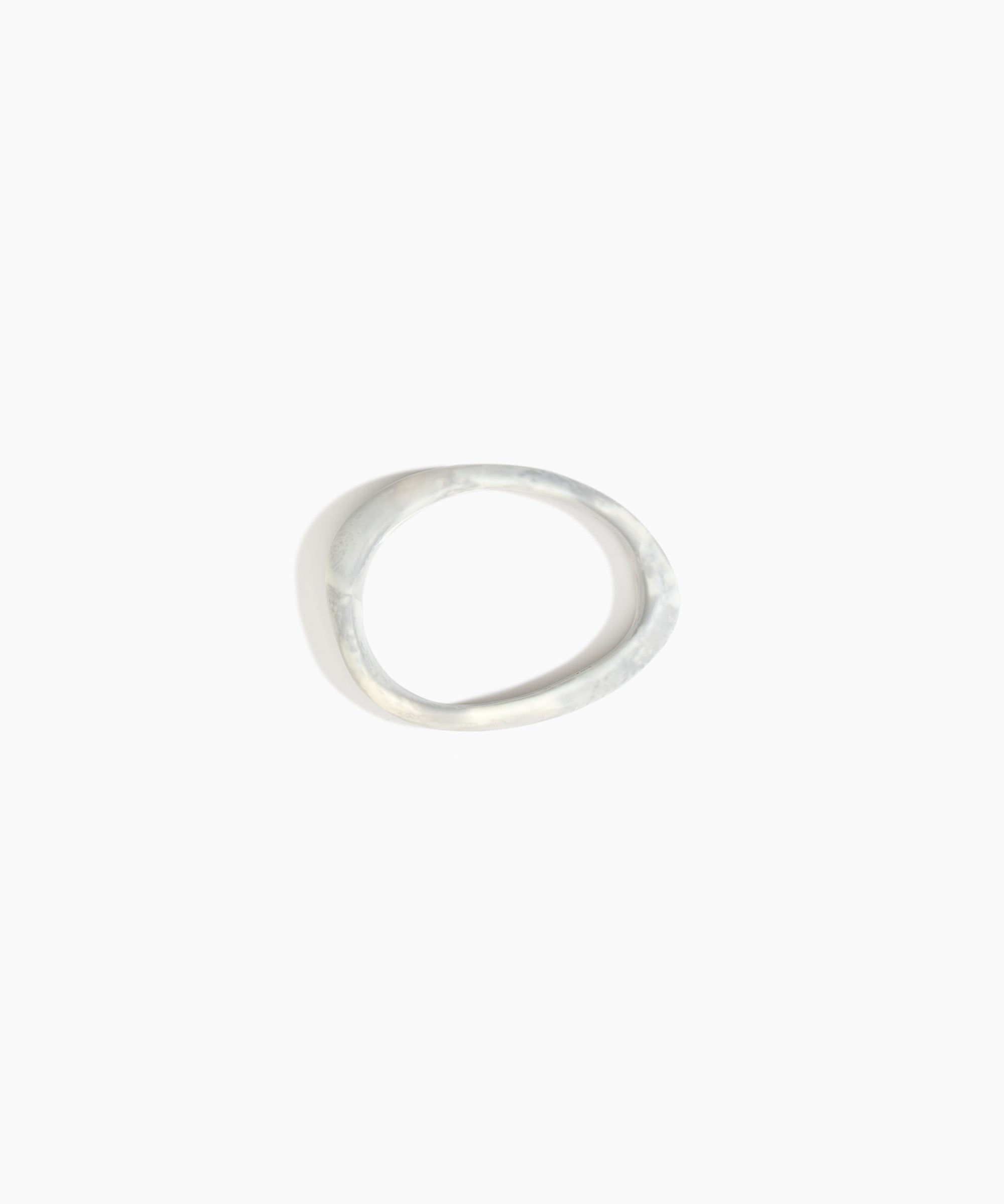 Dinosaur Designs SBRCKWBN Rock Wishbone Bangle CLOUD..