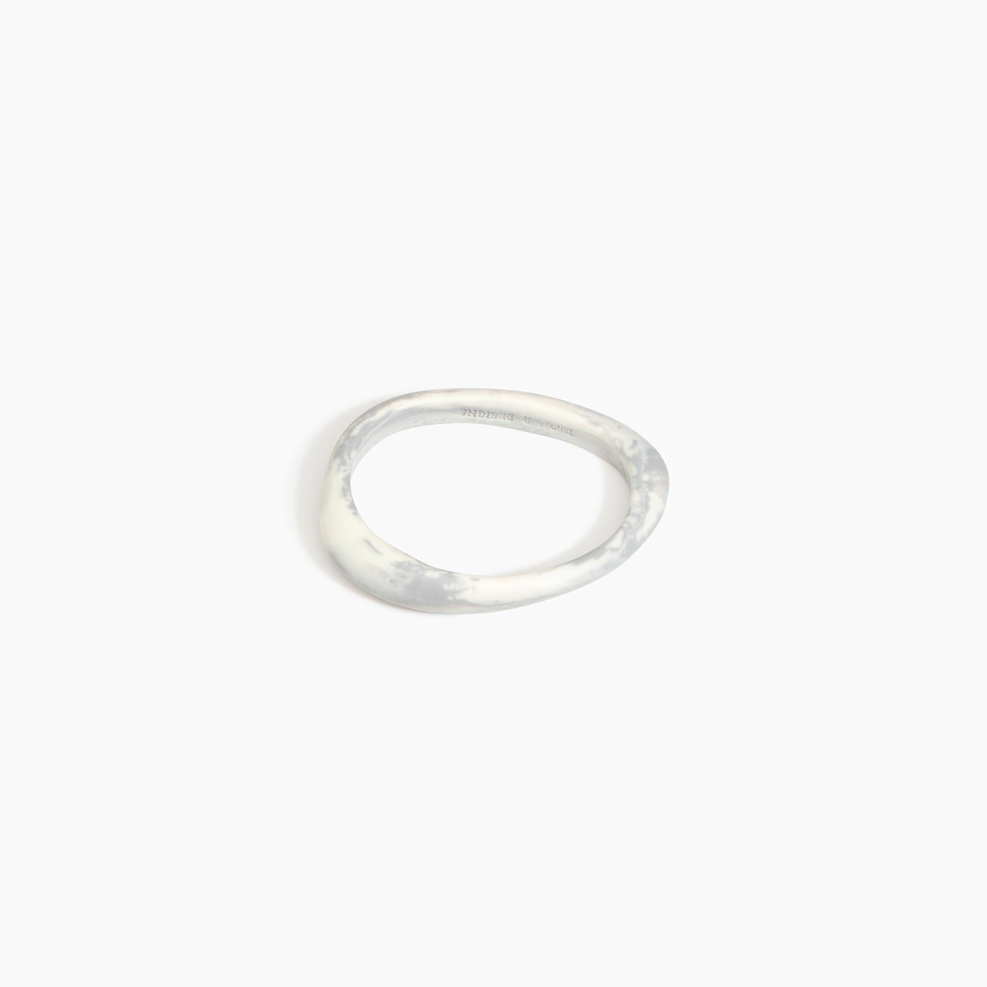 Dinosaur Designs SBRCKWBN Rock Wishbone Bangle CLOUD..