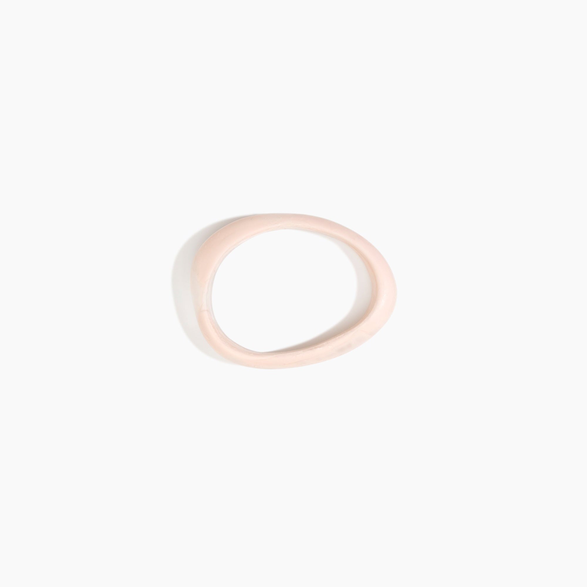 Dinosaur Designs SBRCKWBN Rock Wishbone Bangle ROSE SWIRL..
