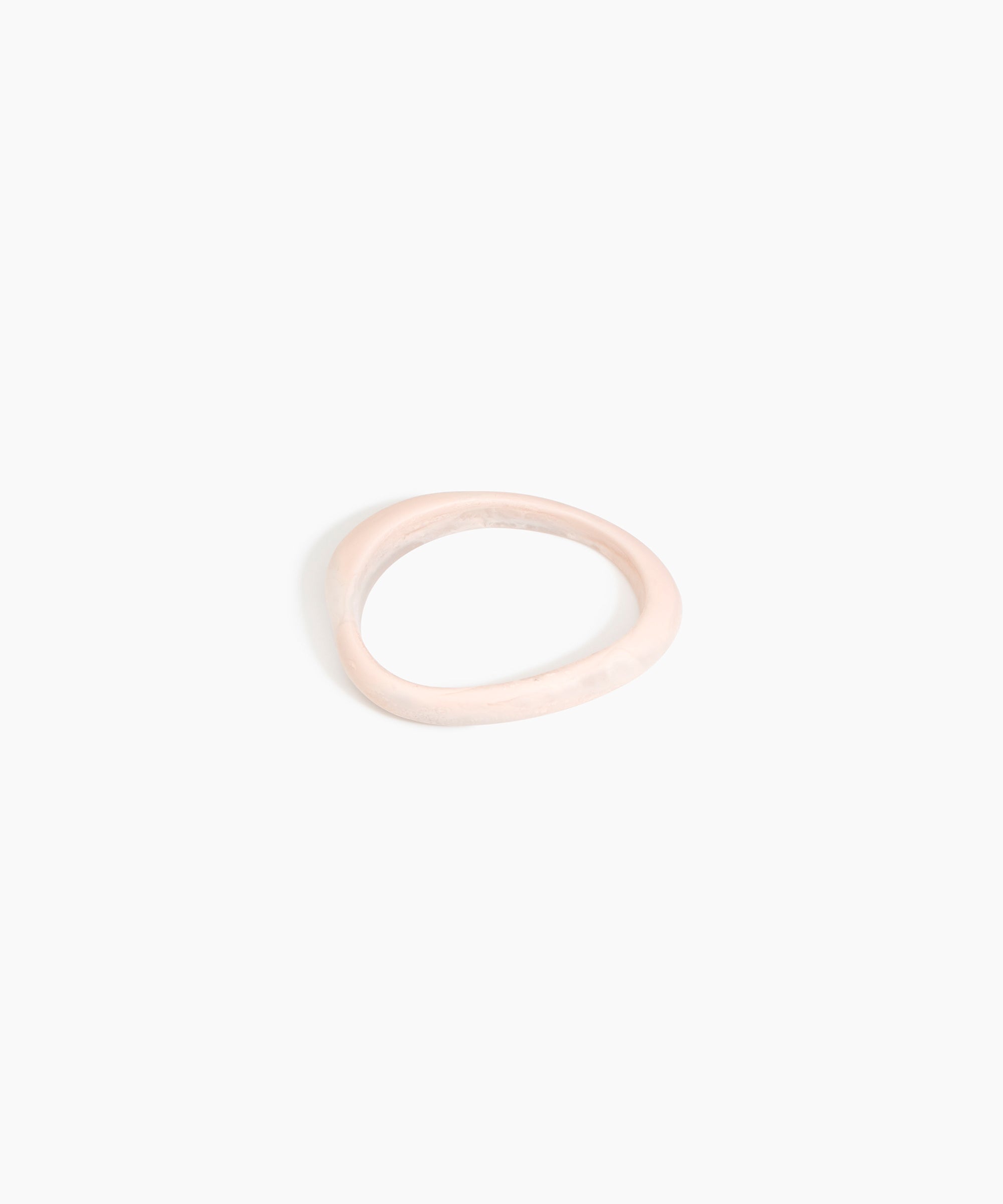 Dinosaur Designs SBRCKWBN Rock Wishbone Bangle ROSE SWIRL..