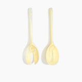 Dinosaur Designs Long Stone Servers Tableware in Lemon Colour resin