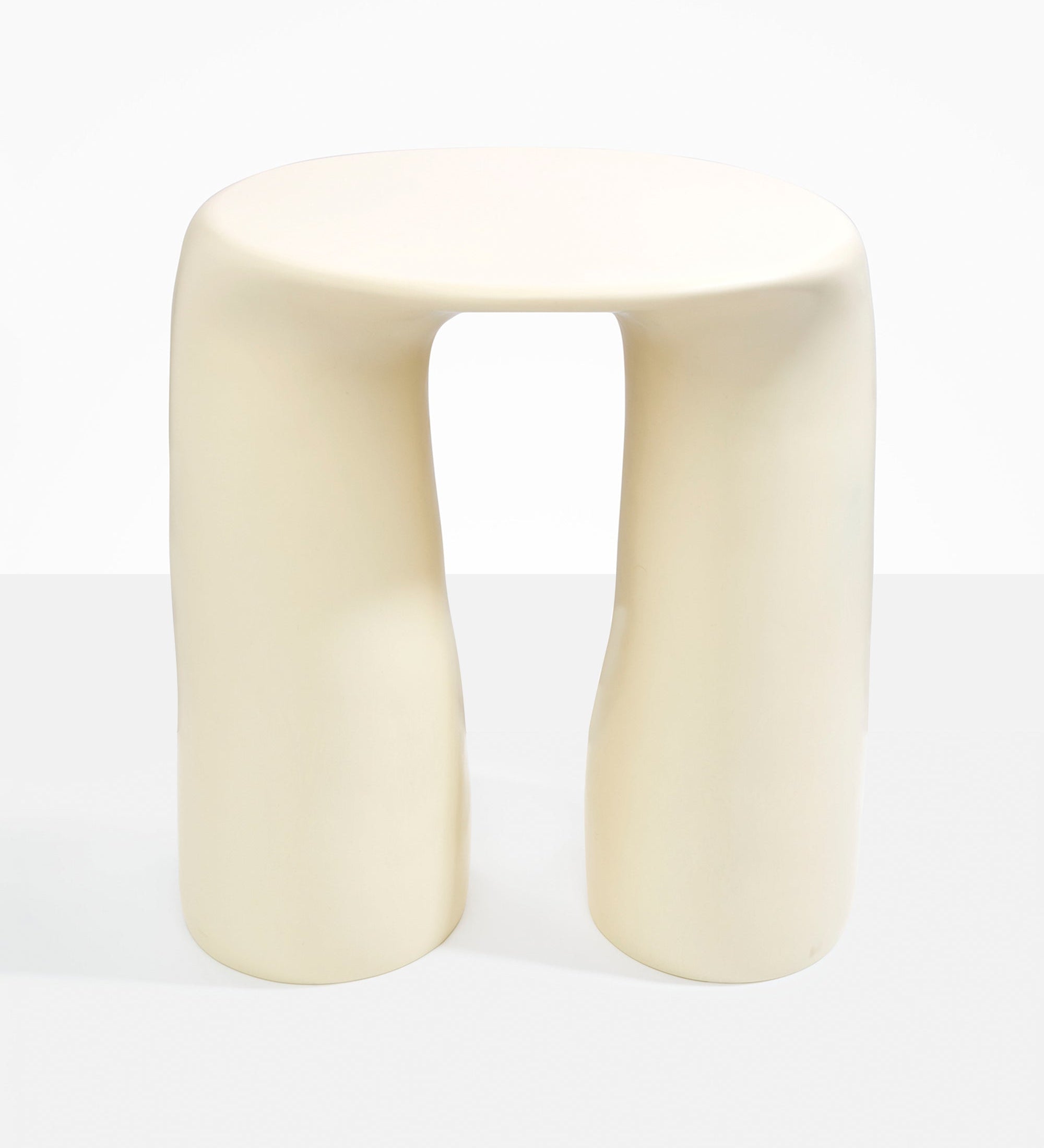 Dinosaur Designs Rock Tower Table End Tables in Cream Colour resin