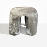 Dinosaur Designs 4 Leg Rock Tower Table in Granite Colour resin