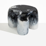 Dinosaur Designs TABRCKTOW 4 Leg Rock Tower Table SLATE